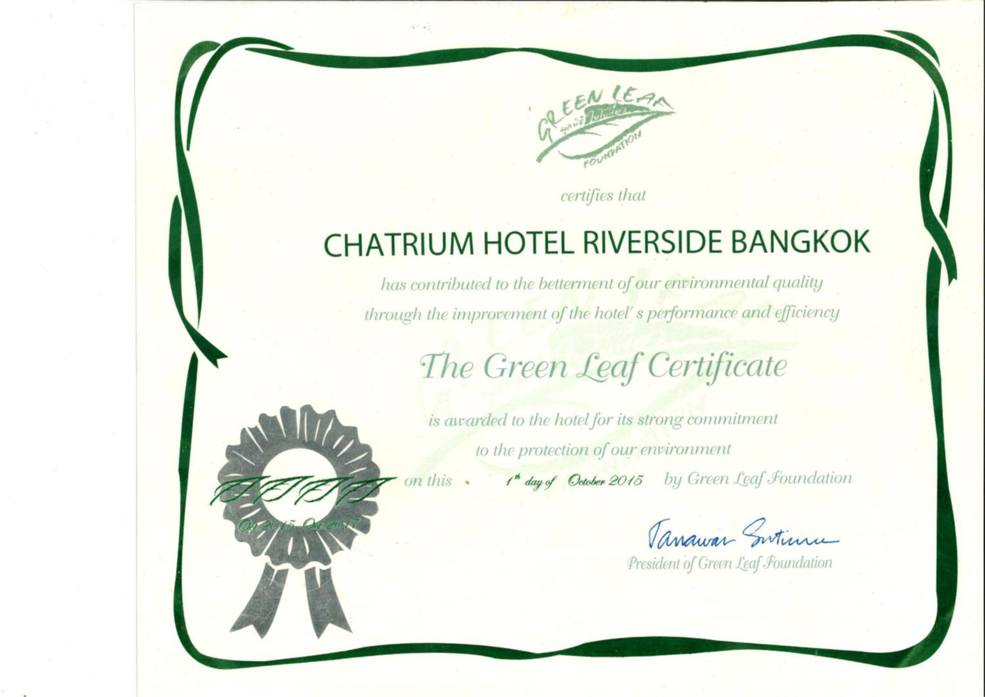Chatrium Hotel Riverside Banguecoque Exterior foto